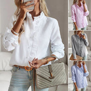 Women's Solid Satin Blouse