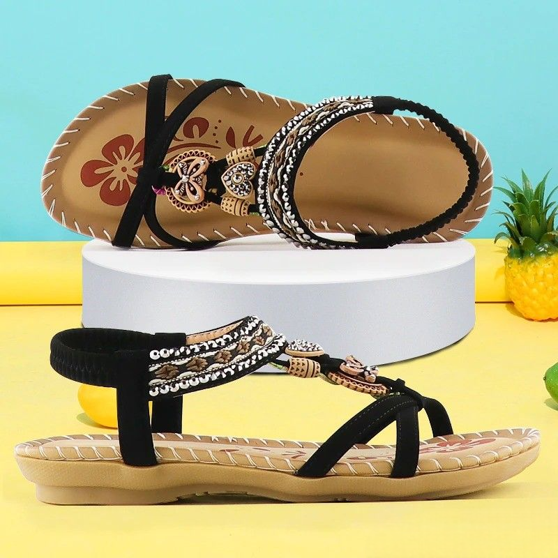 Women's Neutral Leather Sandals