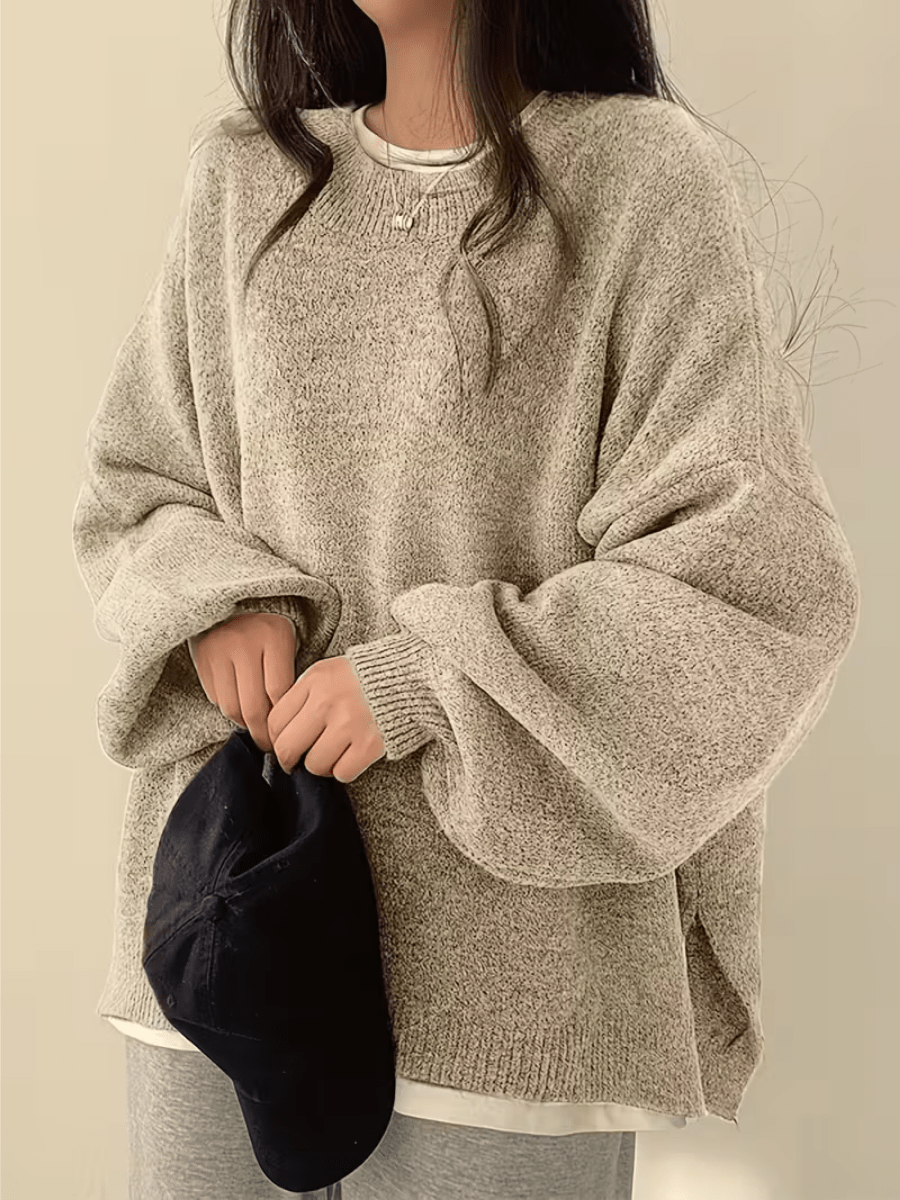 Women's Solid Knit Jumper