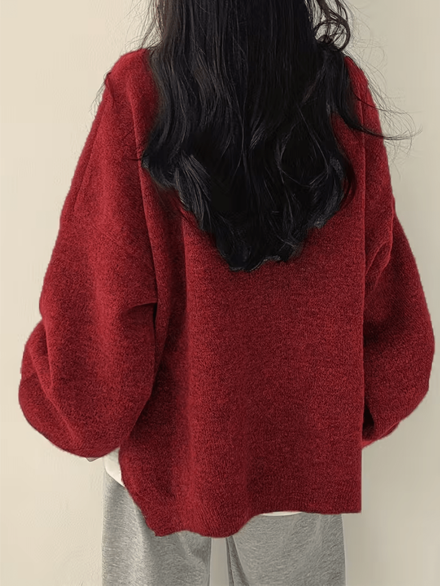Women's Solid Knit Jumper