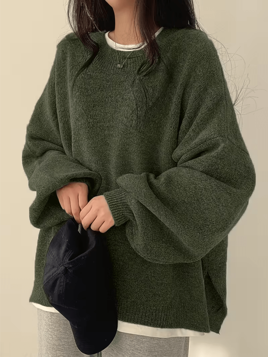 Women's Solid Knit Jumper