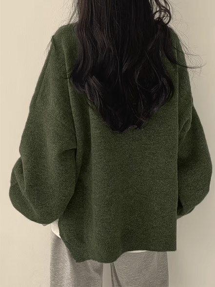 Women's Solid Knit Jumper