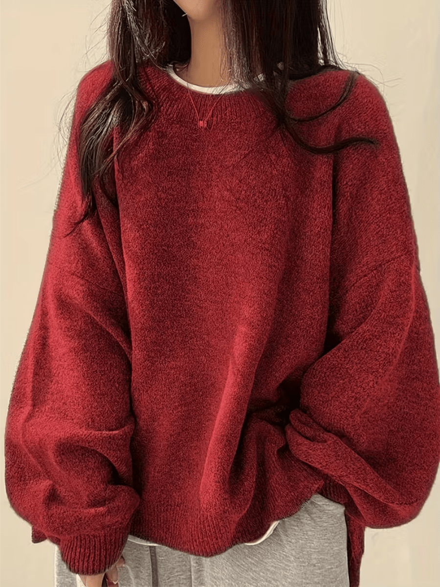 Women's Solid Knit Jumper