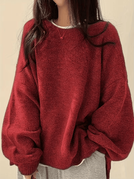 Women's Solid Knit Jumper