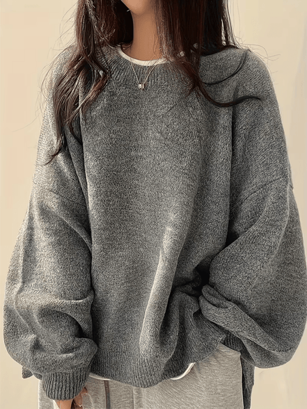 Women's Solid Knit Jumper