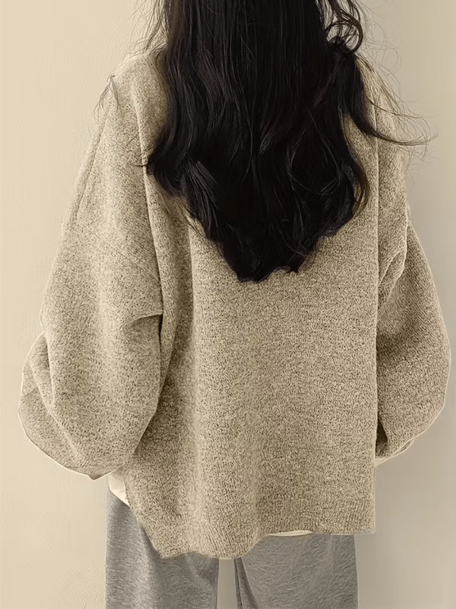 Women's Solid Knit Jumper