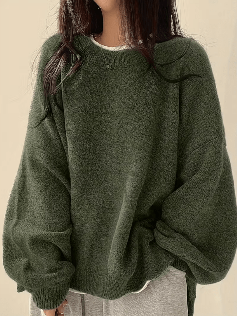 Women's Solid Knit Jumper