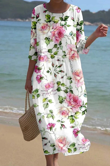 Women's Solid Crepe Dress