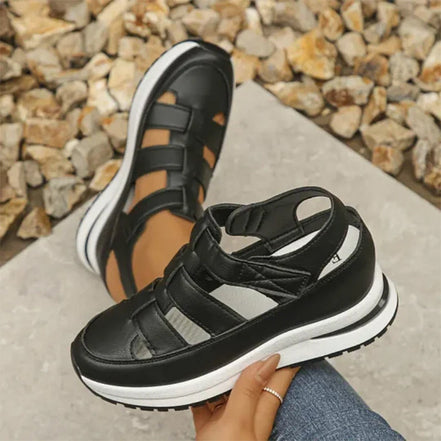 Women's Neutral Leather Sandals