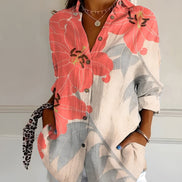 Women's Floral Cotton Blouse