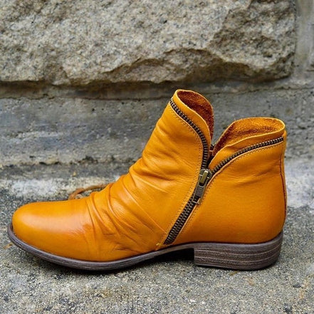 Women's Brown Leather Boots