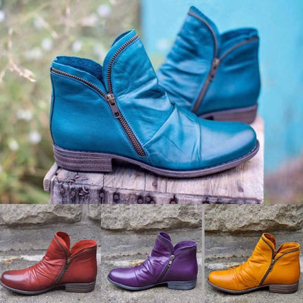 Women's Brown Leather Boots