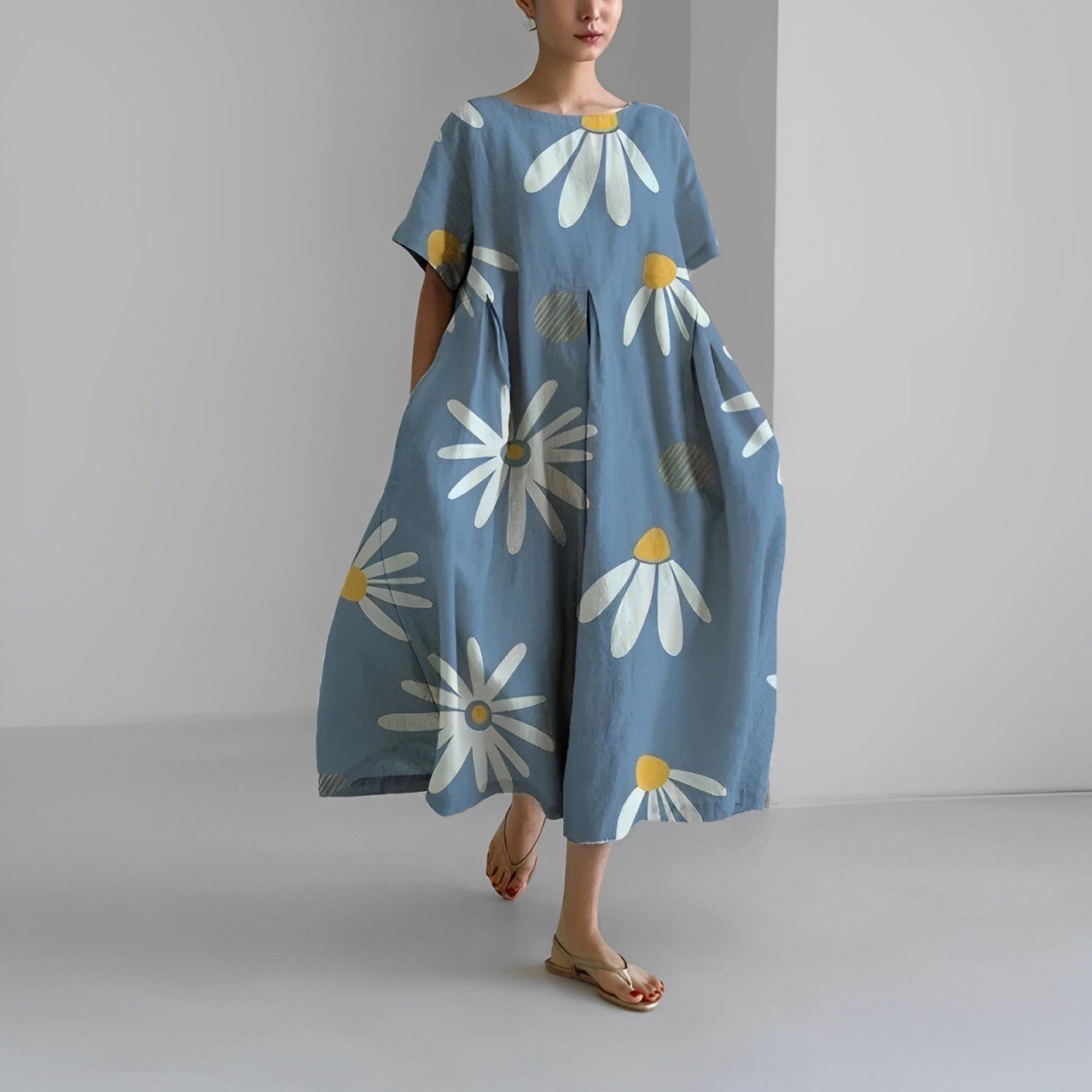 Women's Floral Cotton Dress