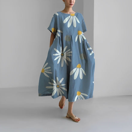Women's Floral Cotton Dress